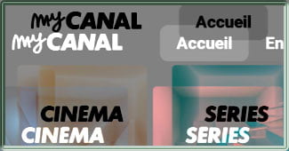 Capture d'écran de l'application Android TV myCANAL en version 5.16.1