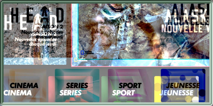 Capture d'écran de l'application Android TV myCANAL en version 5.16.1