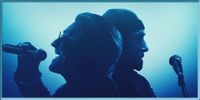 Affiche du documentaire "Bono & The Edge: A Sort of Homecoming with Dave Letterman"