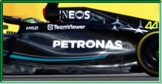 La Mercedes 2023 de Formule 1 de Lewis Hamilton