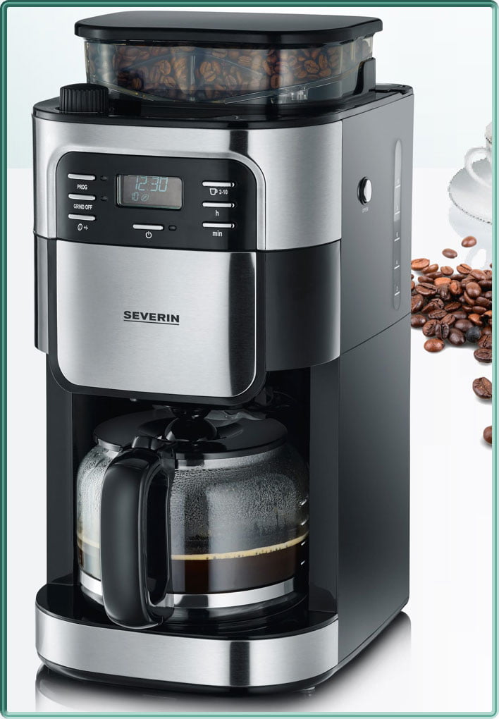 La cafetière filtre avec broyeur programmable Séverin KA4810