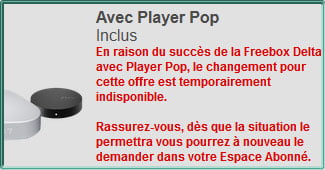 Capture d'écran du processus de migration vers la Frebox Delta