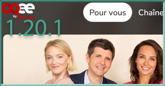 L'application Android TV OQEE by Free en version 1.20.1