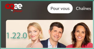 L'application Android TV OQEE by Free en version 1.22.0