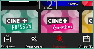 L'application Android TV OQEE by Free en version 1.21