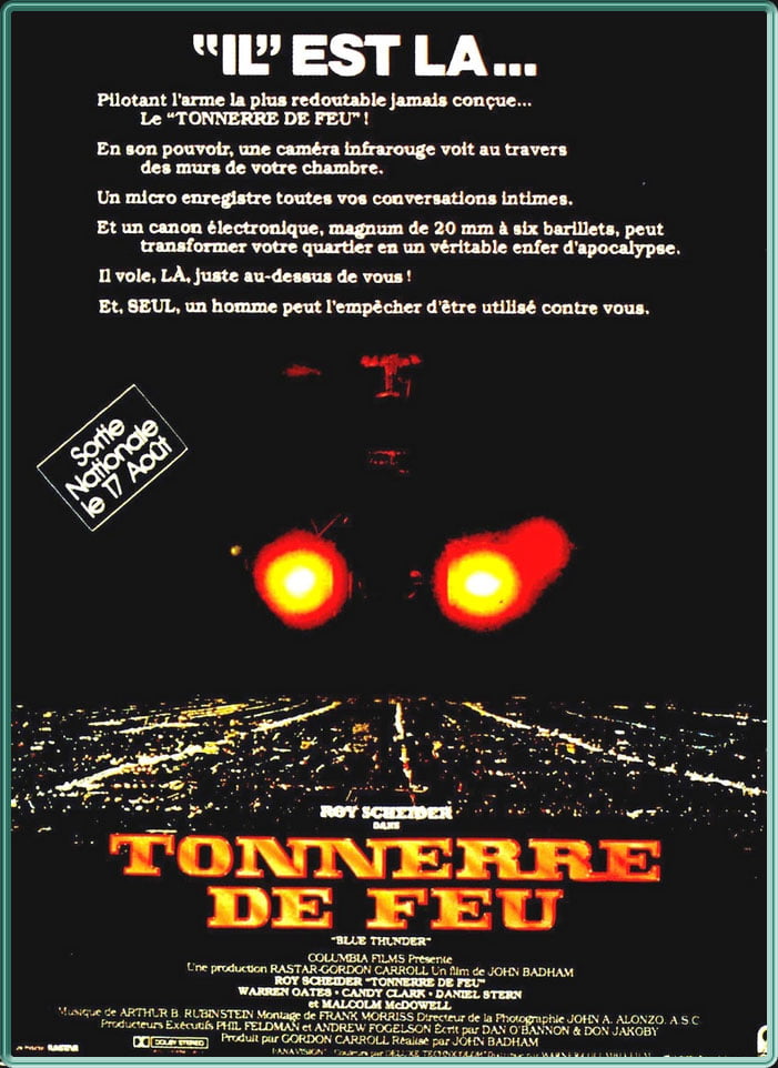L'affiche du film "Tonnerre de feu"