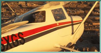 Survol en avion des Pyramides dans MFS