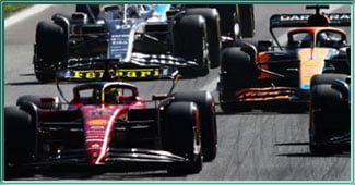 Un départ au GP de F1 d'Italie