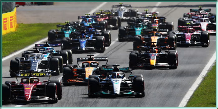Un départ au GP de F1 d'Italie