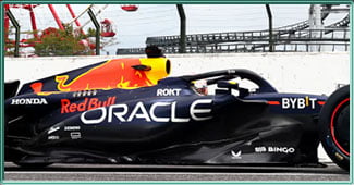 Une Red Bull sur le circuit de Suzuka