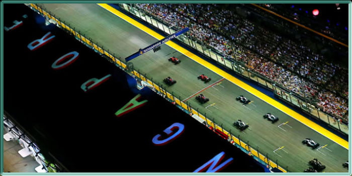 Un départ au GP de F1 de Singapour