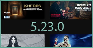 Capture d'écran de l'application Android TV myCANAL en version 5.23.0