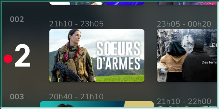 L'application Android TV OQEE by Free en version 1.27.3