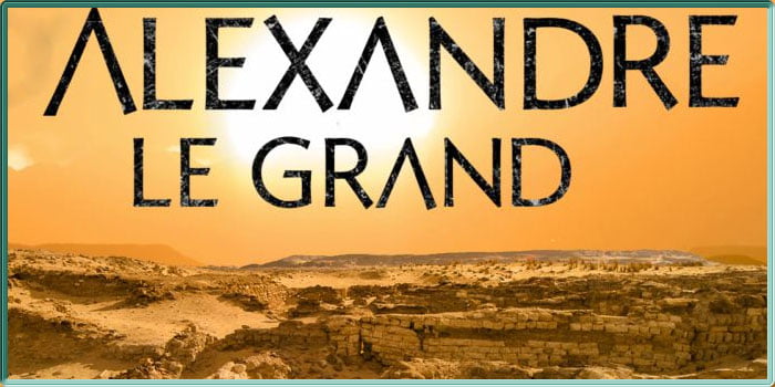 Affiche du documentaire "A la recherche du tombeau d'Alexandre le Grand"