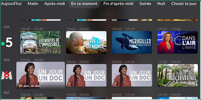 L'application Android TV OQEE by Free en version 1.31.3