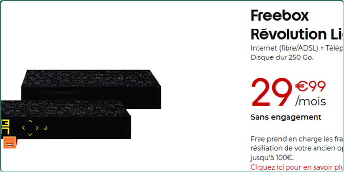 La Freebox Révolution Light au prix très doux