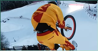 Fabio Wibmer dans "The Streif" sur Youtube