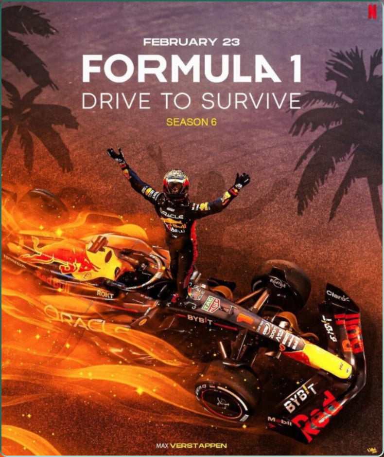 Affiche de la saison 6 de "Formula 1 : Pilotes de leur destin"