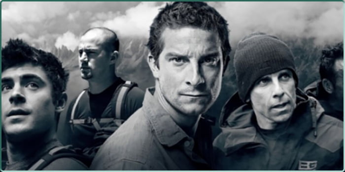 Illustration de la série "BEAR GRYLLS : VIP VS WILD" sur NRJ 12