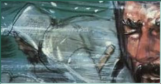 Illustration du livre "À marche forcée" de Sławomir Rawicz