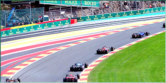 Le Raidillon du Grand Prix de Formule 1 de Belgique