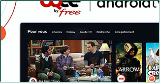 Oqee Tv en version 2.8.2 sur Android TV