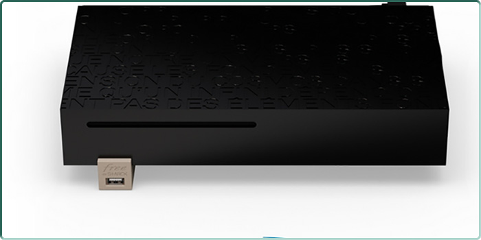 Le Player de la Freebox Révolution Light