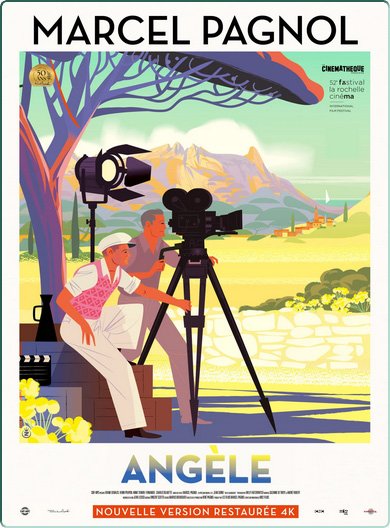 L'affiche du film Angèle de Marcel Pagnol avec Orane Demazis