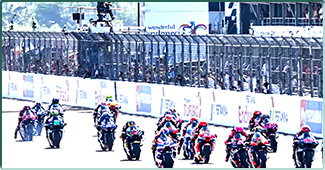 Un départ au Grand Prix de MotoGP d’Indonésie