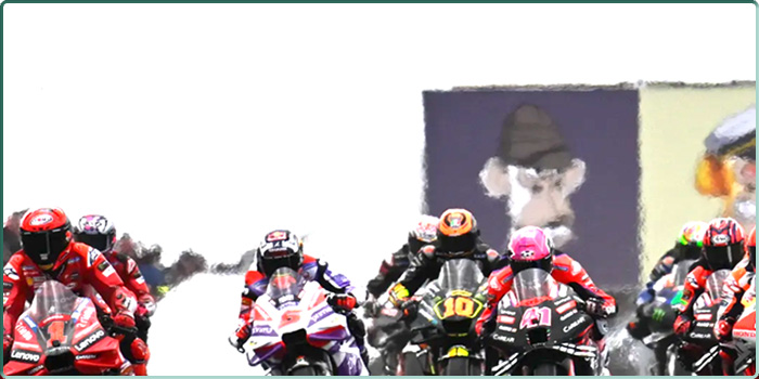 Un départ du Grand Prix de MotoGP d’Australie sur le circuit de Phillip Island