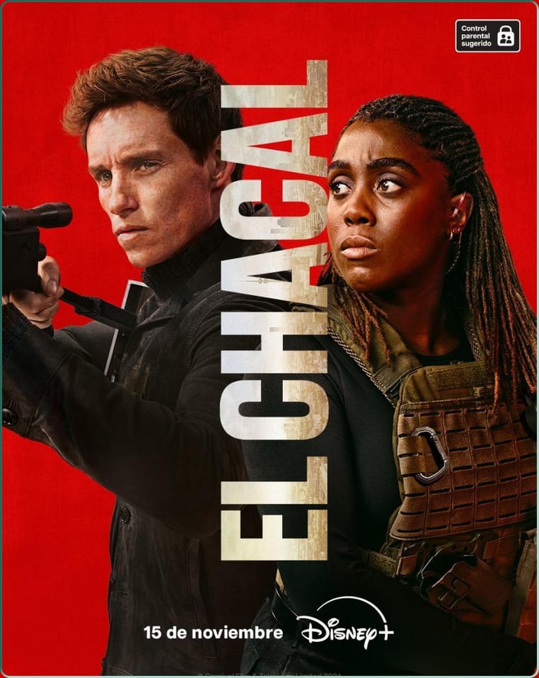 L'affiche de la série « The Day of the Jackal » avec Eddie Redmayne à voir sur Prime Video