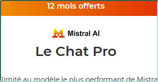 Free offre le Chat Pro de Mistral AI pendant 1 an
