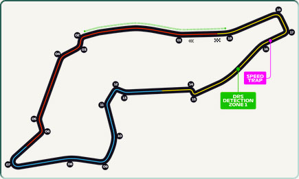 Le circuit d'Imola à l'occasion du Grand Prix de Formule 1 d'Émilie-Romagne 2025