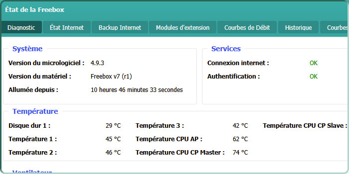 Le Freebox Server passe en version 4.9.3 sur Freebox OS