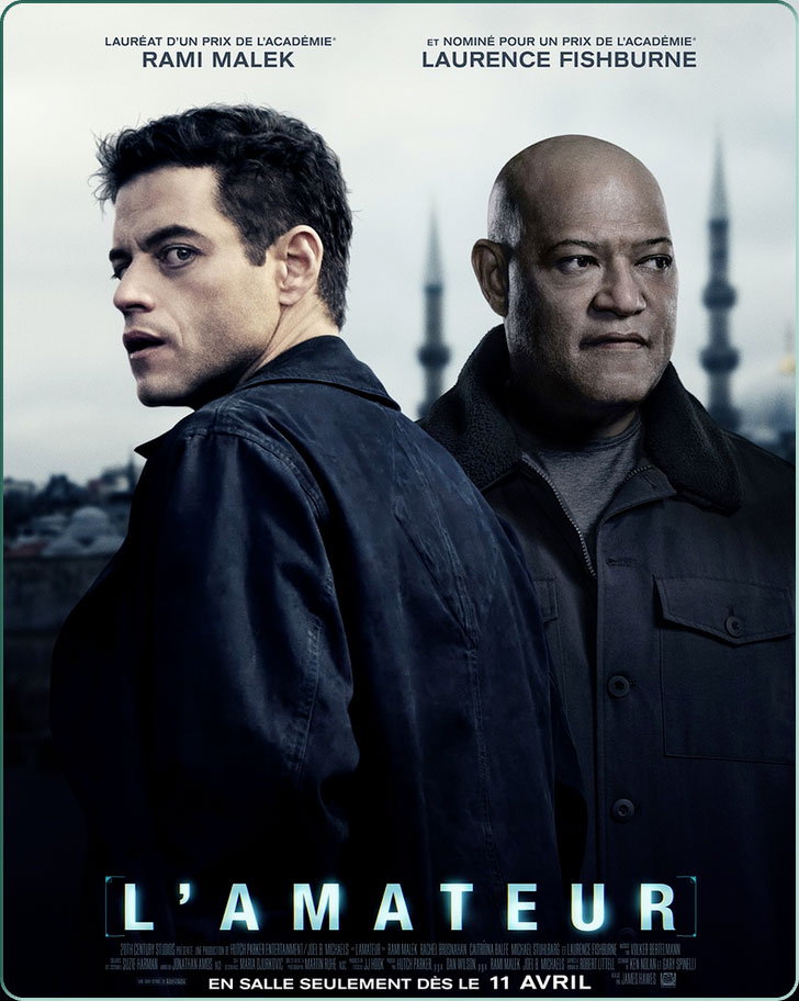 Affiche du film « The Amateur » avec Rami Malek