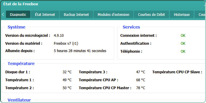 Le Freebox Server passe en version 4.9.10 sur Freebox OS