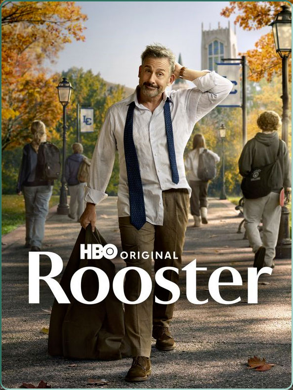 Affiche de la nouvelle série « Rooster » avec Steve Carell