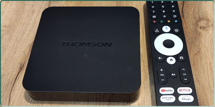 Streaming Box THOMSON 240G parfaite remplacement player FAI